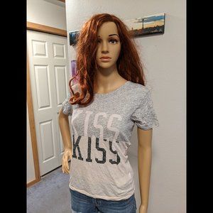 J. Crew "Kiss Kiss" Short Sleeve T Shirt Size XXS
